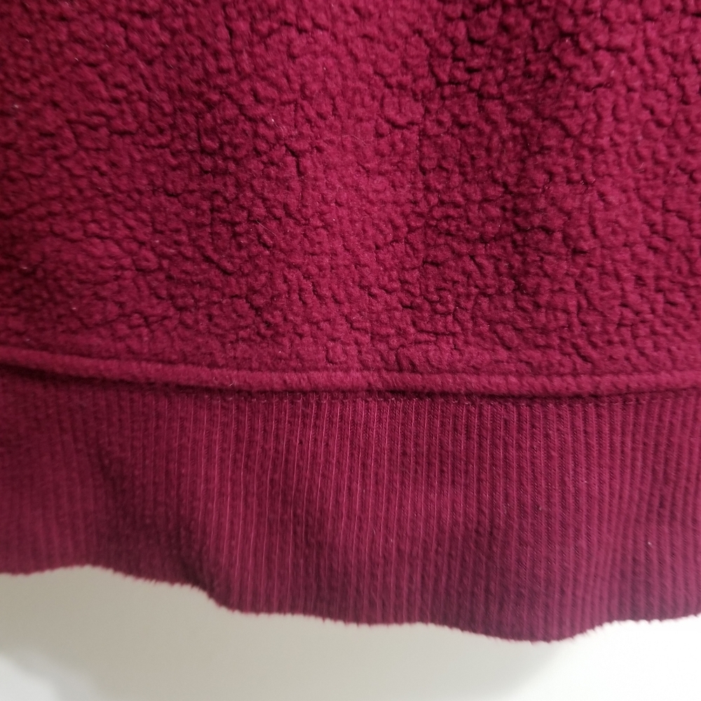 Fuzzy red Struggle Is Real shirt, sleeves shortened - Picture 4 of 4